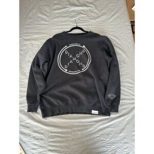 Diamond Supply Co Mens Black sweatshirt long‎ sleeve pullover round neck